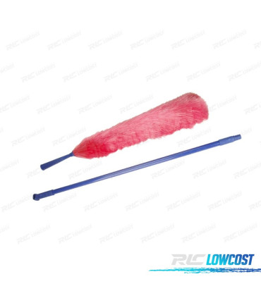 PLUMEAU EXTENSIBLE MANCHE MÉTALLIQUE