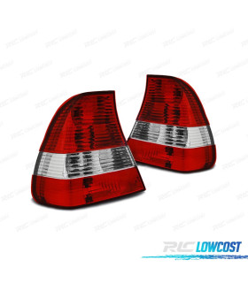FEUX ARRIÈRE BMW E46 COMPACT 98-05 ROUGE CHROMÉ