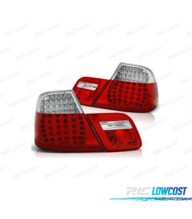 FEUX ARRIÈRE LED BMW E46 BERLINE 98-01 ROUGE CHROMÉ LOOK M3