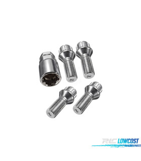 KIT BOULONS DE ROUE ANTIVOL 14X150 CONIQUE