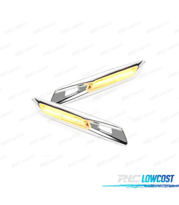 CLIGNOTANTS LATÉRAUX BMW SÉRIE5 F10 CHROMÉ PDC