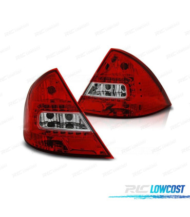 FEUX ARRIÈRE FORD MONDEO MK3 00-07 LED ROUGE CHROMÉ