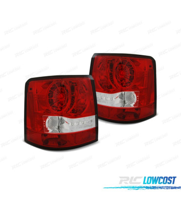 FEUX ARRIÈRE RANGE ROVER SPORT 05-09 LED ROUGE CHROMÉ