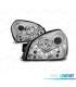 PHARES POUR HYUNDAI TUCSON 04-10 DIURNES FOND CHROMÉ