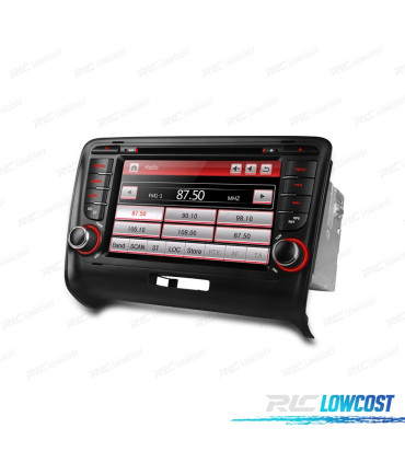 AUTORADIO 2DIN 7" POUR AUDI TT 06-12 USB GPS TACTIL HD