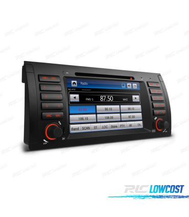 AUTORADIO 2DIN 7" BMW X5 E53 99-06 SÉRIE 5 E39 95-03 USB GPS TACTIL HD
