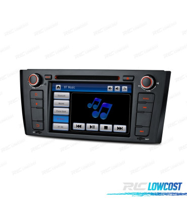 AUTORADIO 2DIN 7" POUR BMW SÉRIE 1 E81 E82 E87 E88 04-11 USB GPS TACTIL HD