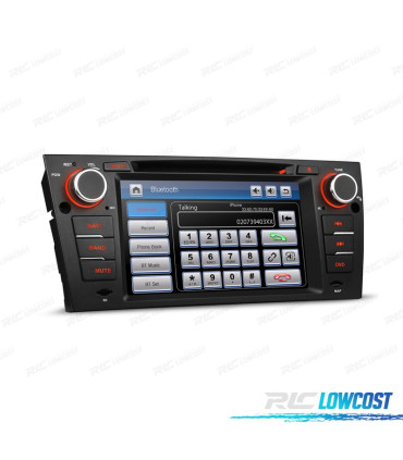 AUTORADIO 2DIN 7" POUR BMW SÉRIE 3 E90 91 92 93 05-10 USB GPS TACTIL HD