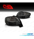 FEUX ARRIÈRE PEUGEOT 206 98-09 LIGHT BAR FONDCHROMÉ FUMÉ