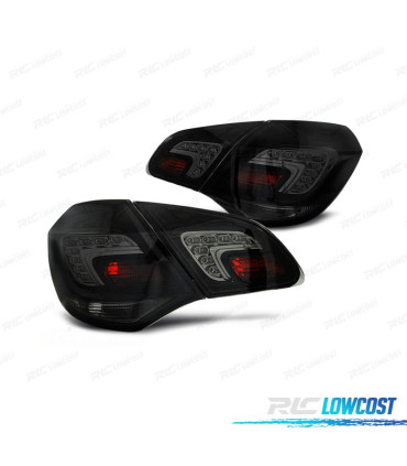 FEUX ARRIÈRE OPEL ASTRA J 09- LED FOND NOIR FUMÉ