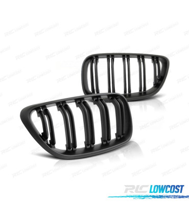 CALANDRE BMW F22 F23 LOOK M2 NOIR MAT