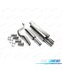 LIGNE D'ÉCHAPPEMENT INOX POUR AUDI A3 8L SEAT LEON 1M ET GOLF 4