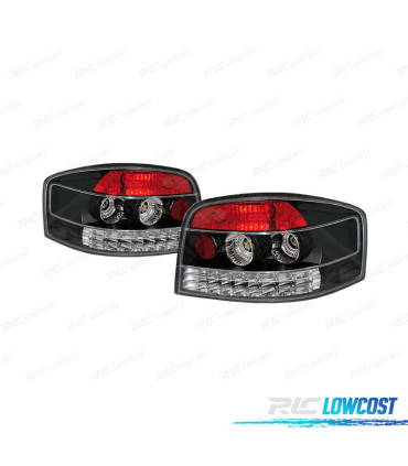 FEUX ARRIÈRE AUDI A3 8P 03-08 LED FOND NOIR