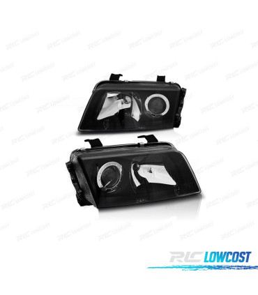 PHARES AUDI A4 B5 94-99 FOND NOIR