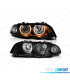 PHARES BMW E46 BERLINE 98-01 ANGEL EYES FOND NOIR