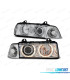 PHARES BMW E36 90-99 ANGEL EYES HALOGÈNE FOND CHROMÉ