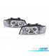 PHARES AUDI A4 B6 00-04 ANGEL EYES FOND CHROMÉ