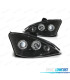 PHARES POUR FORD FOCUS 98-01 ANGEL EYES FOND NOIR