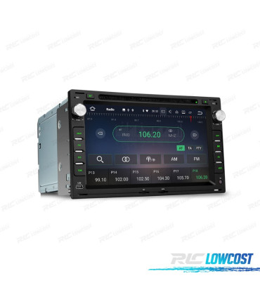 AUTORADIO GPS ANDROID 10 POUR VOLKSWAGEN VW 7" USB GPS TACTIL HD