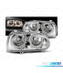 PHARES VOLKSWAGEN VW GOLF MK3 91-97 ANGEL EYES FOND CHROME H7 H7