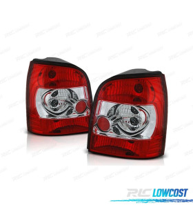 FEUX ARRIÈRE AUDI A4 B5 AVANT 95-01 ROUGE CHROMÉ