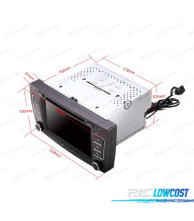 AUTORADIO G 7" POUR SKODA OCTAVIA ANDORID 10 09-13 USB GPS TACTIL HD