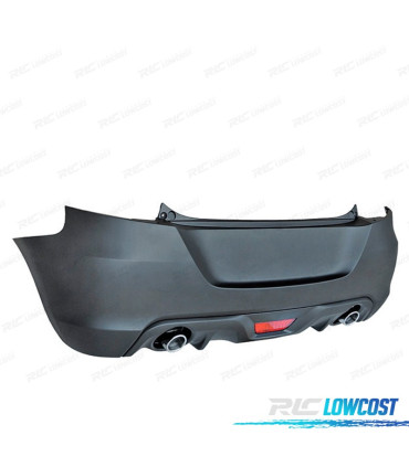 PARE CHOCS ARRIÈRE SUZUKI SWIFT 10-17 LOOK SPORT + EMBOUTS