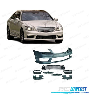 PARE CHOCS FRONTAL MERCEDES W221 LOOK AMG S65