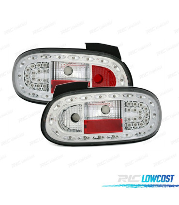 FEUX ARRIÈRE MAZDA MX5 98-05 LED FOND CHROMÉ