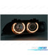 PHARES BMW E39 95-00 YEUX ANGES FOND NOIR