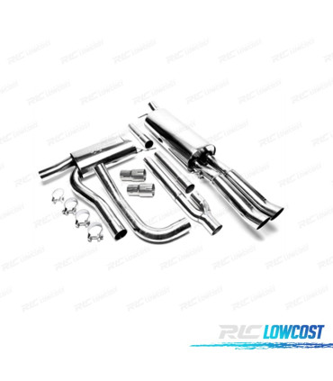 LIGNE D'ÉCHAPPEMENT INOX AUDI A4 B5 X2 DTM