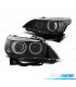 PHARES XENON D2S ANGEL EYES CCFL BMW E60 E61 03-04 FOND NOIR