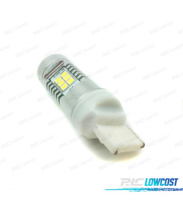 AMPOULE LED T20 W21W AMBRE CANBUS