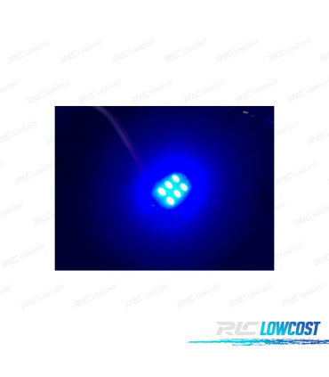 AMPOULE LED BLEUE C5W FESTOON 36, 39, 41MM