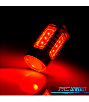 AMPOULE LED P21 5W CANBUS ROUGE DOUBLE PÔLE