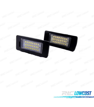 ÉCLAIRAGE PLAQUE D´IMMATRICULATION AUDI Q5 A4 A5 A1 TT VOLKSWAGEN VW PASSAT B6 KOMBI SKODA CANBUS LED BLANC PUR