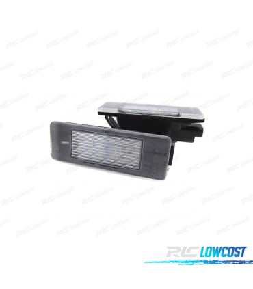 ECLAIRAGE DE PLAQUE D´IMMATRICULATION LED POUR CITROEN TYPE 2
