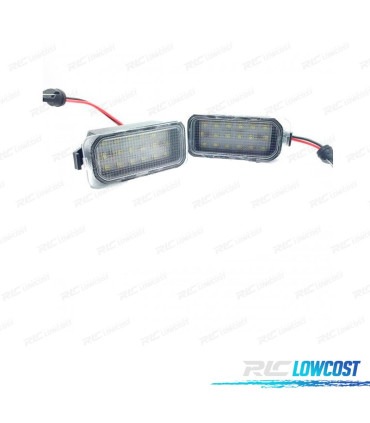 ÉCLAIRAGE PLAQUE D´IMMATRICULATION LED POUR FORD FOCUS MK III 2009-2014