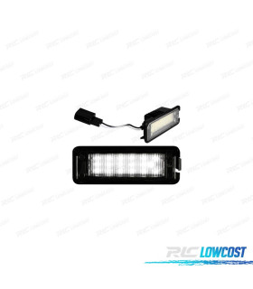 ÉCLAIRAGE DE PLAQUE D´IMMATRICULATION LED POUR SEAT LEON III 13-16