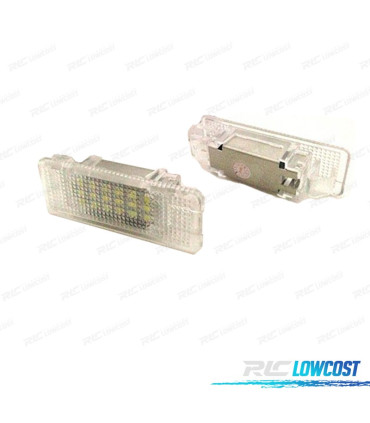 ÉCLAIRAGE PLAQUE D´IMMATRICULATION LED POUR SKODA SUPERB 2002-2008