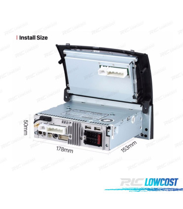 AUTORADIO GPS 7" ANDROID 11 POUR PEUGEOT 407 04 – 10