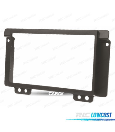 FACADE AUTORADIO 2-DIN NOIR POUR LAND ROVER FREELANDER 04-07