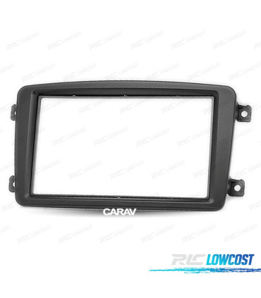 FACADE AUTORADIO 2 DIN NOIR MERCEDES CLASSE C W203 CLASSE CLK W209 CLASSE G W463 VIANO VITO W639