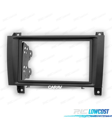 FACADE AUTORADIO NOIR 2 DIN POUR MERCEDES CLASSE SLK