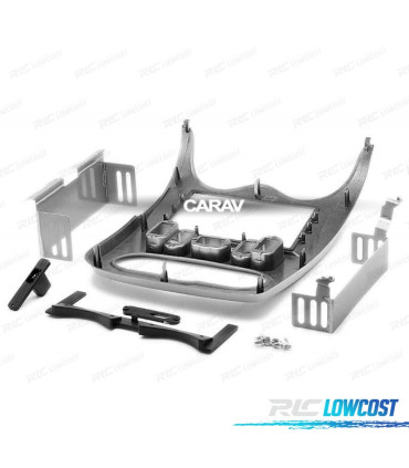 FACADE AUTORADIO EN GRIS RADIO 2 DIN POUR RENAULT DACIA LOGAN SANDERO DUSTER NISSAN NP200