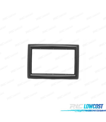 FACADE AUTORADIO 2-DIN NOIR POUR RENAULT MEGANE 02-09