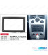 FACADE AUTORADIO 2-DIN NOIR POUR RENAULT MEGANE 02-09