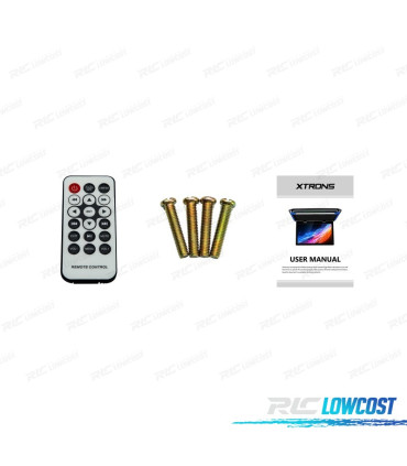 ÉCRAN DE TOIT HD 10.1" HDMI 1080P USB SD ET ÉCLAIRAGE