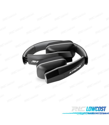 CASQUE SANS FIL INFRAROUGE PLIABLE XTRONS 2 CANAUX EN NOIR