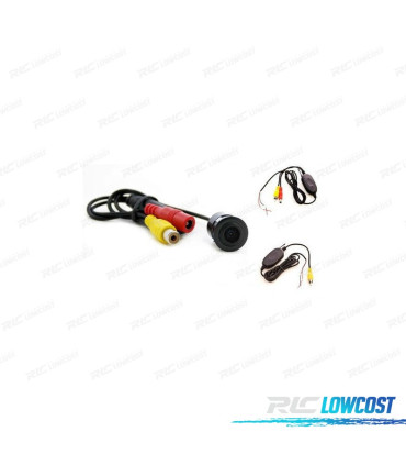 CÁMARA TRASERA CON EMISOR RECEPTOR WIRELESS PARA GPS DVD POR RCA